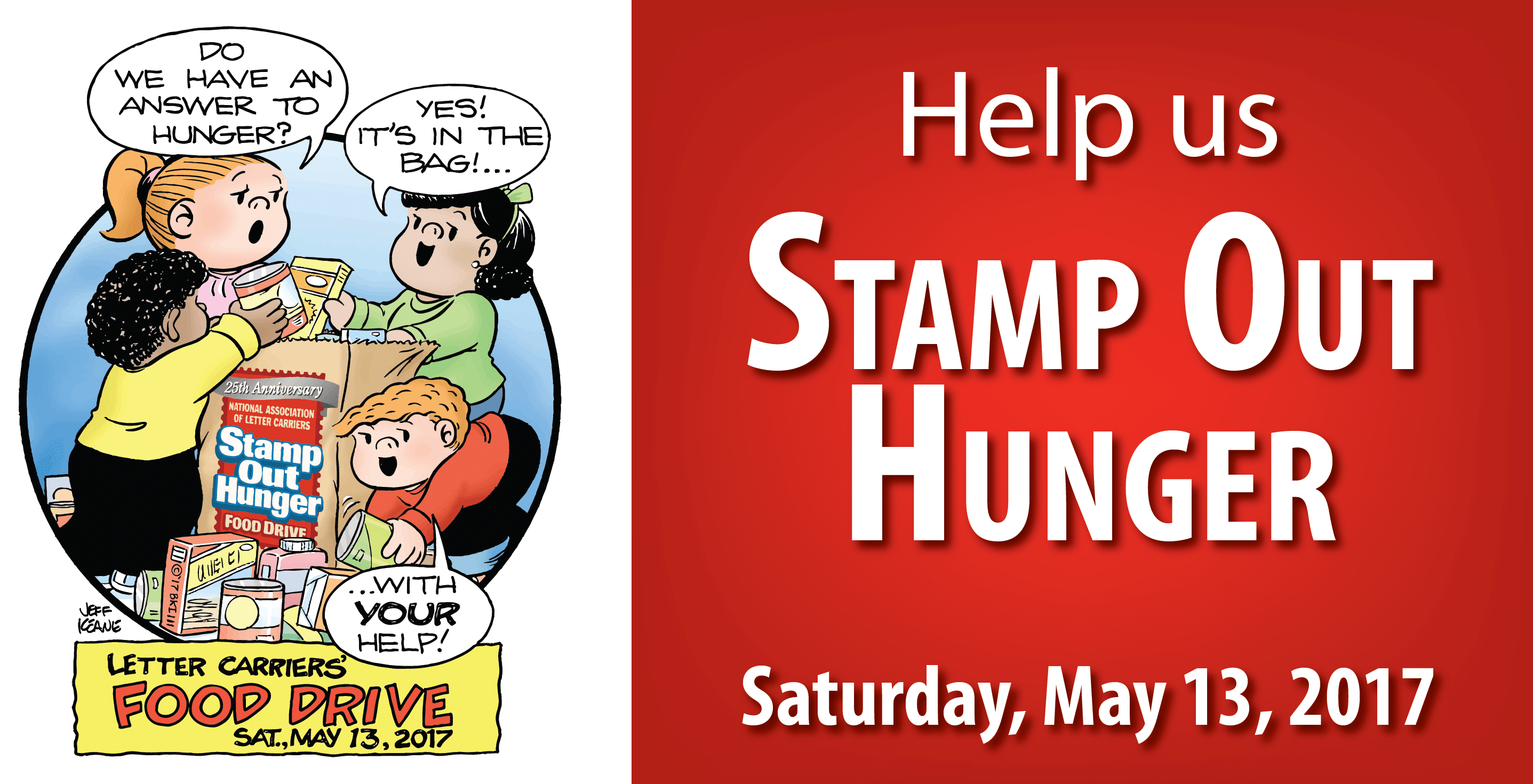 Stamp Out Hunger Food Drive – May 13th